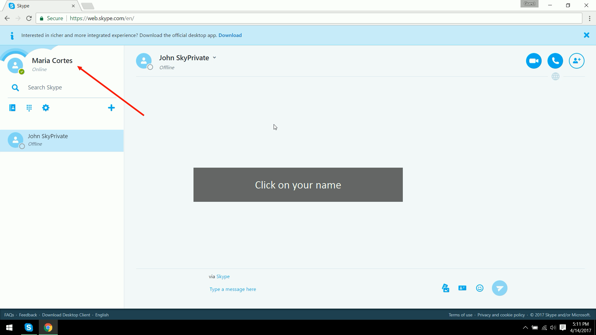 skype login with live id